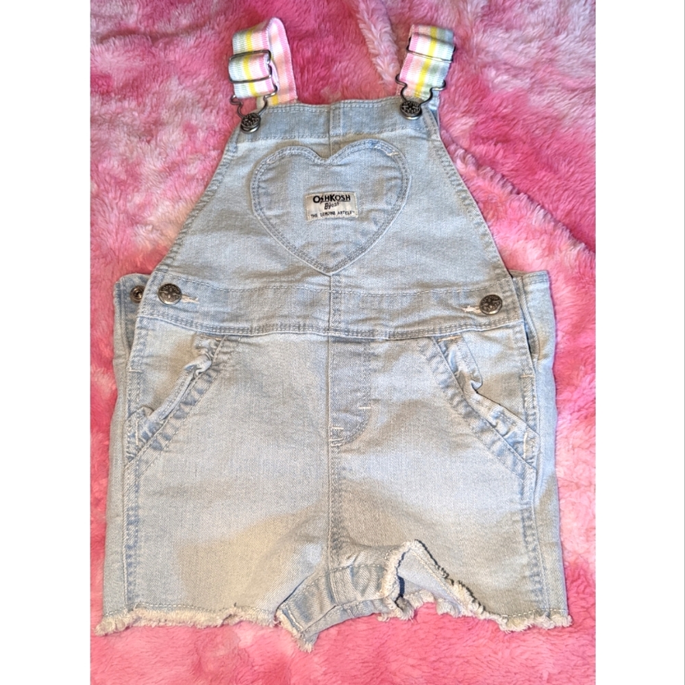 Osh Kosh rainbow overalls 18 mos